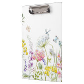 Waterverf Wildbloemen zomerweide Klembord (Links)