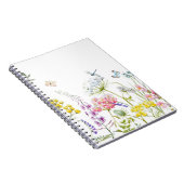 Waterverf Wildbloemen zomerweide Notitieboek (Rechterzijde)