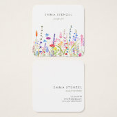 Waterverf Wildblokplein Visitekaartje (Voorkant /achterkant)