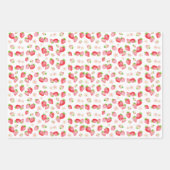 Waterverf Wilde Aardbei Verjaardag Inpakpapier Vel (Voorkant 2)