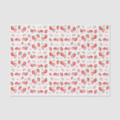 Waterverf Wilde Aardbei Verjaardag Tissuepapier (Voorkant)