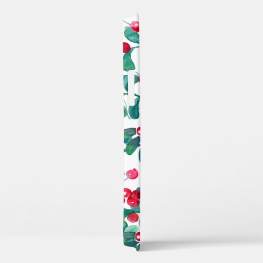 Waterverf wilde bessen, naadloos patroon. Case-Mate iPhone case (Achterkant / Rechts)