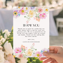 Waterverf Wilde Bloem Baby Shower Waardering