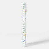 Waterverf Wilde Bloem Blauw Geel Case-Mate iPhone Case (Achterkant / Rechts)