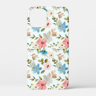 Waterverf Wilde Bloem Bloempatroon Case-Mate iPhone Case