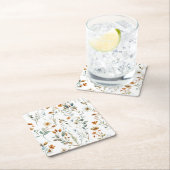 Waterverf wilde bloem Boho stijl Kartonnen Onderzetters (Insitu)