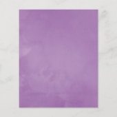 Waterverf Wilde Bloem Bruiloft Foto Bruiloft Foto Flyer (Achterkant)