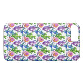 Waterverf Wilde Bloem Cactus Patroon Case-Mate iPhone Case (Achterkant (Horizontaal))