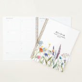 Waterverf Wilde Bloem Gepersonaliseerd Planner (Display)