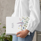 Waterverf Wilde Bloem Gepersonaliseerd Planner