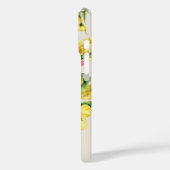 Waterverf Wilde Bloem Monogram Case-Mate iPhone Case (Achterkant / Links)