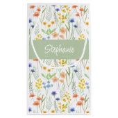 Waterverf Wilde Bloem Naam Klein Cadeauzakje (Achterkant)