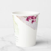 Waterverf Wilde bloem Verf Str Fsia ID954 Papieren Bekers (Rechts)