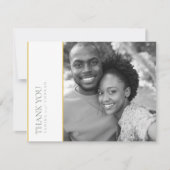 Waterverf Wilde bloem Wedding Bedankt Gold ID954 (Voorkant)