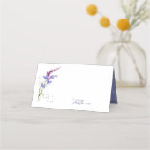 Waterverf Wilde bloem Wedding Tabel V2 Peri ID954 Plaatskaartje (Voorkant)