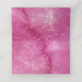 Waterverf Wilde bloem Wedding Table2 Fuchsia ID954 Plaatskaartje (Binnenkant ongevouwen)