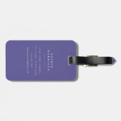 Waterverf Wilde Bloemen Bagage Labels (Achterkant horizontaal)
