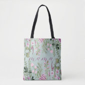 Waterverf wilde bloemen bloemen nieuwe moeder om m tote bag (Voorkant)