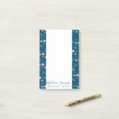 Waterverf Wilde Bloemen Botanisch Evenementontwerp Post-it® Notes (Op bureau)