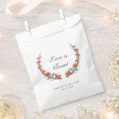 waterverf wilde bloemen bruiloft bedankzakje (Geknipt)