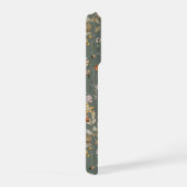 Waterverf Wilde Bloemen Florale Monogram iPhone Hoesje (Rechterkant)