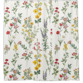 Waterverf Wilde Bloemen Gordijn (Voorkant)