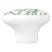 Waterverf Wilde bloemen Keramische Knop (Zijkant)