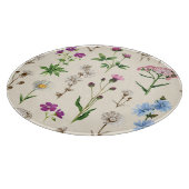 Waterverf wilde bloemen patroon. snijplank (Hoek)