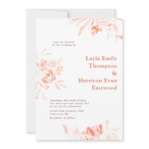 Waterverf Wilde bloemen Roze bloei Weddenschap Inv