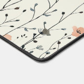 Waterverf wilde bloemen rustieke botanische minima bureaumat (Hoek)