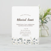 Waterverf Wilde bloemen Snowdruppels Kaart (Staand voorkant)