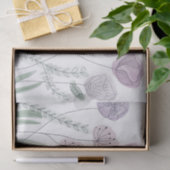 Waterverf Wilde bloemen Tissuepapier (Geschenk)