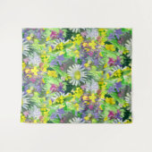 Waterverf wilde bloemen wandkleed (Voorkant (horizontaal))