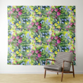 Waterverf wilde bloemen  wandkleed (In Situ (horizontaal))