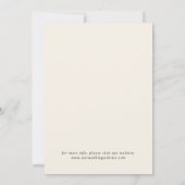 Waterverf wilde bloemen weide Huwelijk  Save The Date (Achterkant)