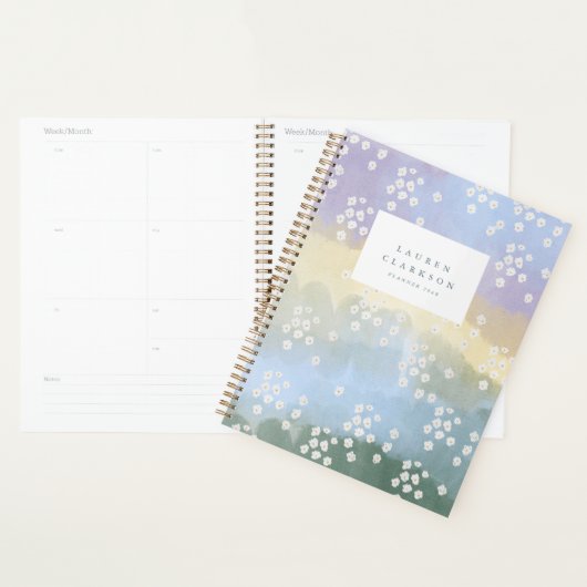 Waterverf Wilde Bloemen Weide Planner (Display)