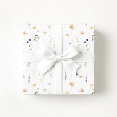 Waterverf wilde bloemen, weidebloemen cadeaupapier