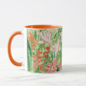 Waterverf Wilde Bloemenwei Bloemig Mok (Links)
