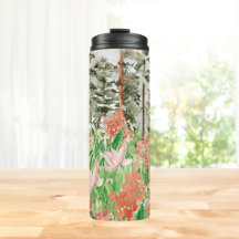 Waterverf Wilde Bloemenwei Bloemig 