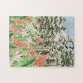 Waterverf Wilde Bloemenwei Bloemstuk Legpuzzel (Horizontaal)