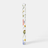 Waterverf Wilde Bloemenweide Bloemig iPhone 16 Hoesje (Linkerkant)
