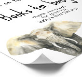 Waterverf wilde dieren - Boeken voor baby Poster (Hoek)