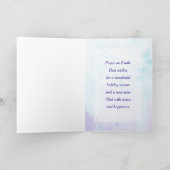 Waterverf Wilde Dieren Prettig Nieuwjaar Feestdagen Kaart (Binnen)