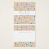 Waterverf Wilde flora Botanische Event Designer Vierkante Visitekaartjes (Voorkant /achterkant)