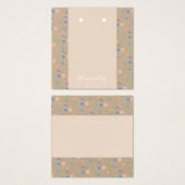 Waterverf Wilde flora Botanische Kaart (Voorkant /achterkant)