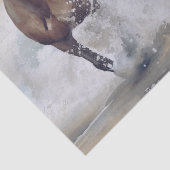 Waterverf wilde paarden tissuepapier (Detail)