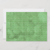 Waterverf wilde safaridieren verjaardagsuitnodigin kaart (Achterkant)