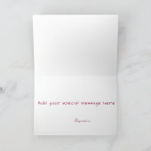 Waterverf Wilde Tunesische ventilator Hartelijk da Bedankkaart (Binnen)