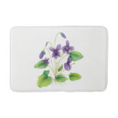 Waterverf Wilde Violet Bath Mat (Voorkant)