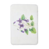 Waterverf Wilde Violet Bath Mat (Voorkant Verticaal)